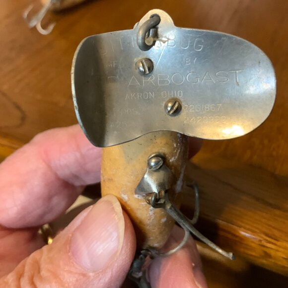 VINTAGE JITTERBUG WOODEN FISHING LURES - FRED ARBOGAST - LOT OF 2 - Picture 4 of 7